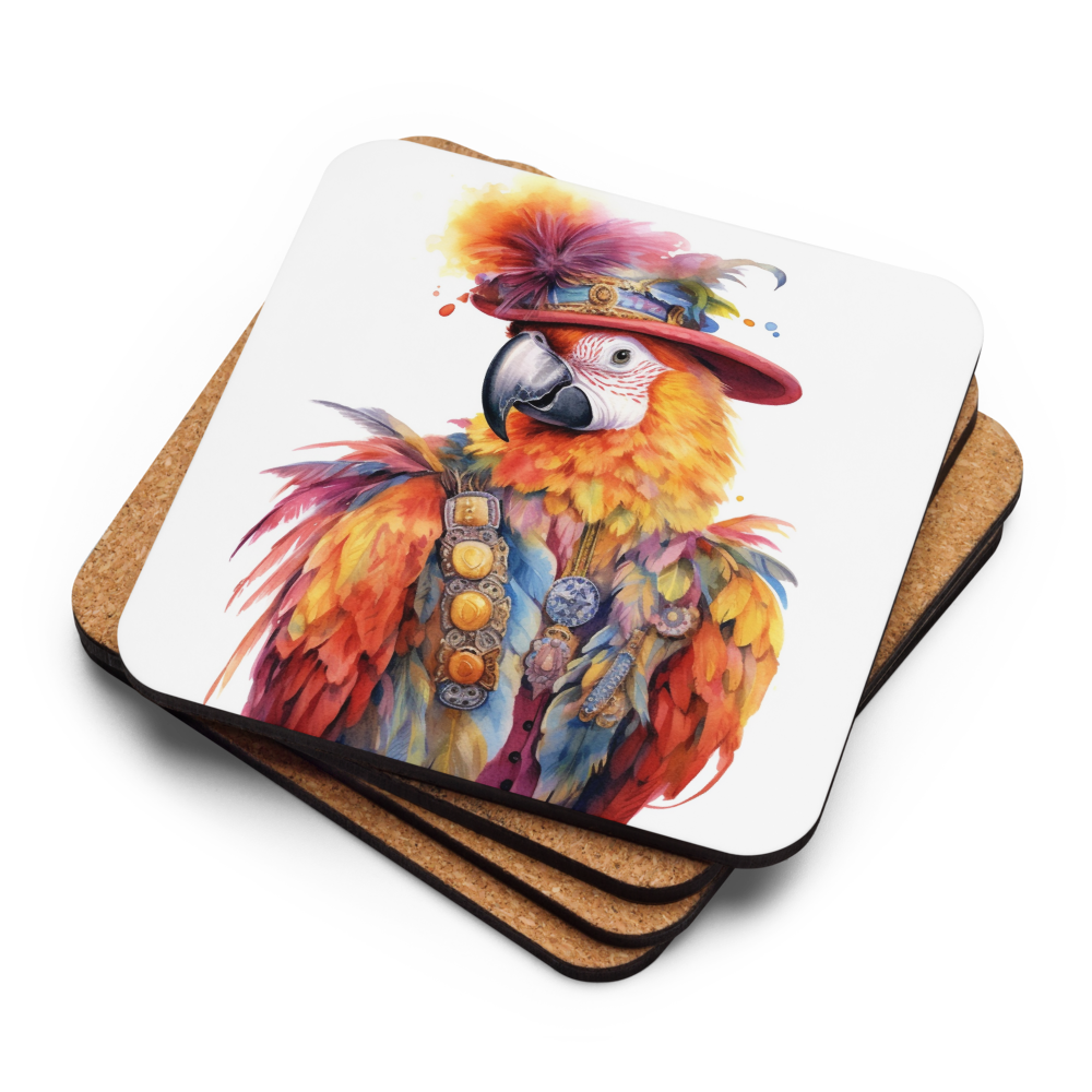 Sassy Parrot Coaster