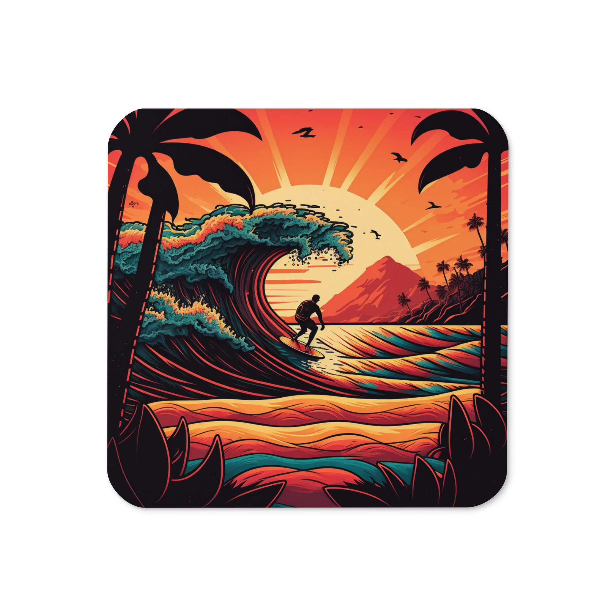 Tropical Beach Coaster